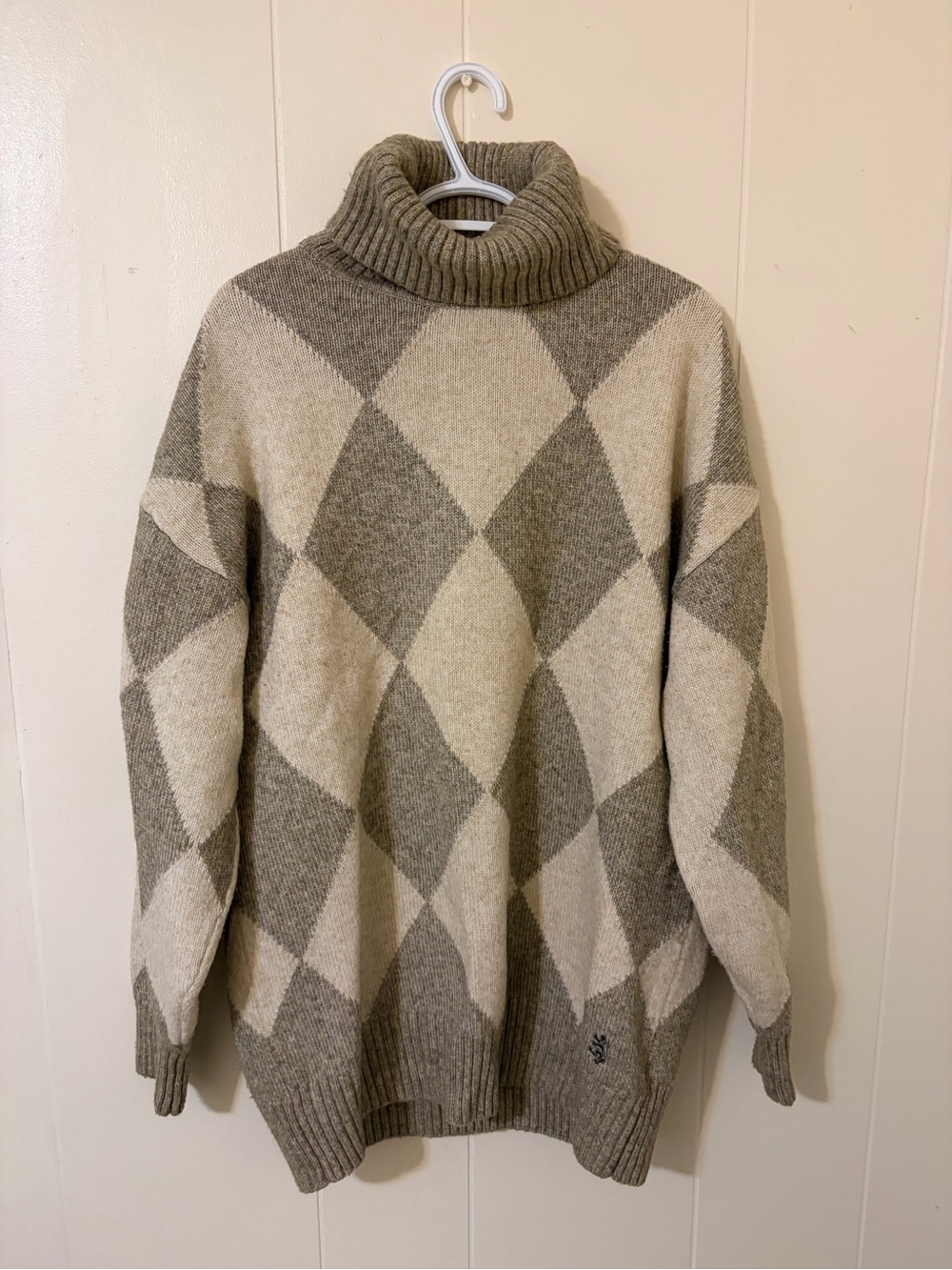 Pringle of Scotland x H&M Turtleneck Argyle Pattern Women’s Sweater- M